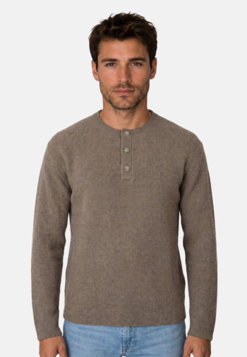 Pull hiver levi's® woodacre henley 0003 brindle heather