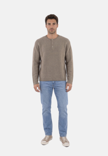 Pull hiver levi's® woodacre henley 0003 brindle heather
