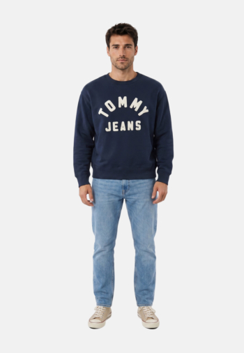 Sweat tommy jeans rlx new classic c1g dark blue