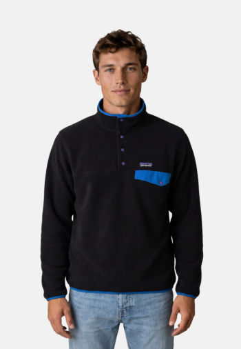 Pull hiver patagonia lw synch snap-t blkp blue w/p6 blue