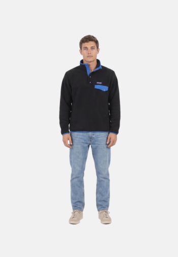 Pull hiver patagonia lw synch snap-t blkp blue w/p6 blue