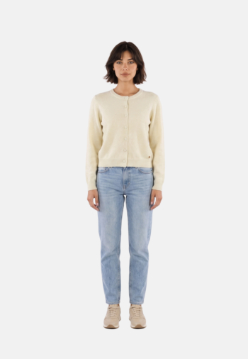 Gilets cardigans yes zee m084  bn00 157 avorio