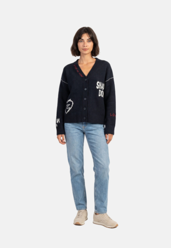 Gilets cardigans freeman t. porter cardie intarsia pes63 f292 total eclipse