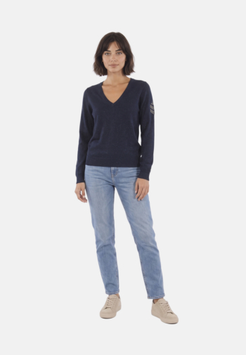 Pull hiver freeman t. porter preem shiny wo47-s f1460 dark sapphire