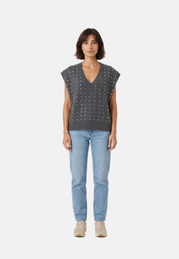Pull hiver freeman t. porter pray studs pes65 f671 medium grey