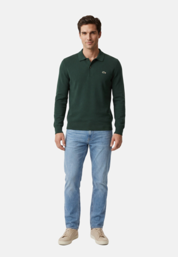 Polos manches longues lacoste ah9904 yzp sinople