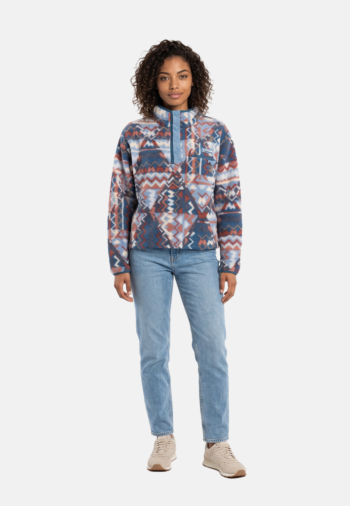Pull hiver columbia helvetia ii printed crop 447 rainy day, geomix