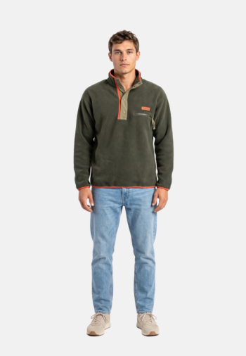 Pull hiver columbia helvetia ii half snap fl 368 greenscape