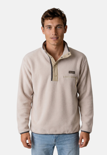 Pull hiver columbia helvetia ii half snap fl 278 dark stone