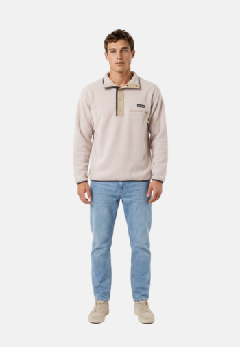 Pull hiver columbia helvetia ii half snap fl 278 dark stone