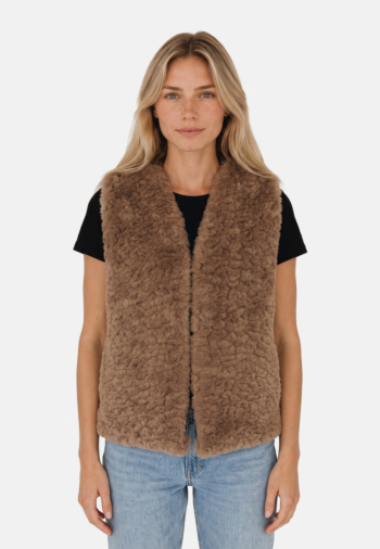 Gilets cardigans morgan 252-5gilou marron glace