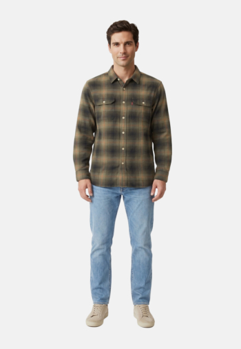 Chemise levi's® 19573 jackson worker 0304  jericho plaid v5 rosin pl