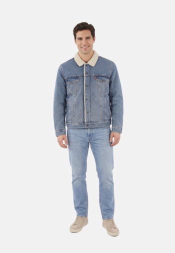 Blousons et vestes levi's® type 3 sherpa trucker 0346 washed away sherpa