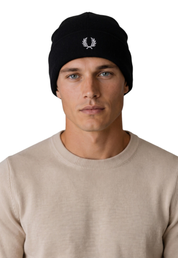 Bonnets fred perry classic merino wool t05 navy/ snow white