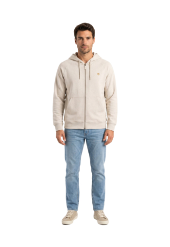 Sweat timberland exeter river lb full zip 5461 lght oatml hthr
