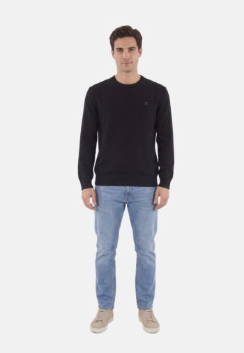 Pull hiver timberland cohas brook merino crew neck 0011 black