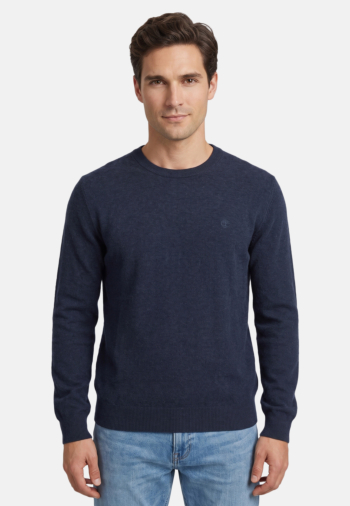 Pull hiver timberland cohas brook merino crew neck 4751 dark spphr hthr