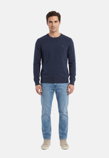 Pull hiver timberland cohas brook merino crew neck 4751 dark spphr hthr
