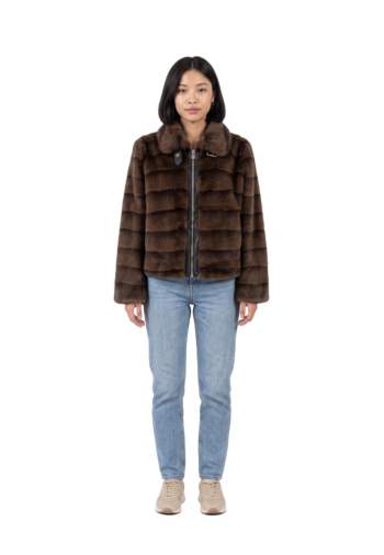 Blousons et vestes morgan 261-gfolka marron glace