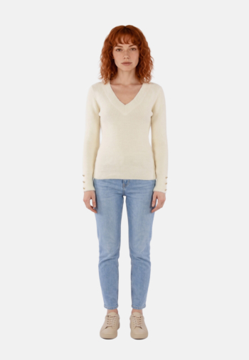Pull hiver morgan 262-mlisa ivoire