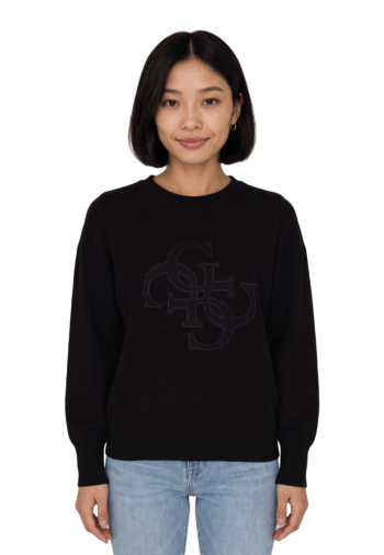 Sweat guess jeans evelyn triangle jblk