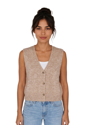 Gilets cardigans grace & mila nars beige