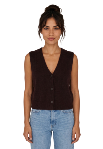Gilets cardigans grace & mila nars chocolat