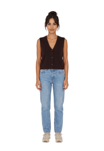 Gilets cardigans grace & mila nars chocolat