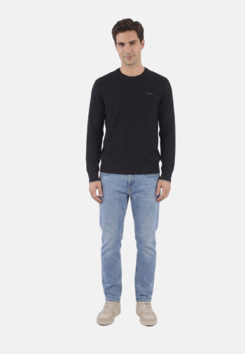 Sweat calvin klein jeans ls ck tech knit tipp ub1 black