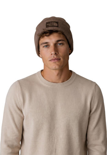 Bonnets the north face logo box cuffed 2h91 garnet