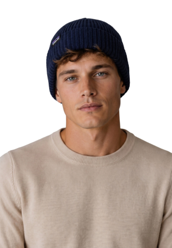 Bonnets patagonia fishermans rolled nvyb navy blue