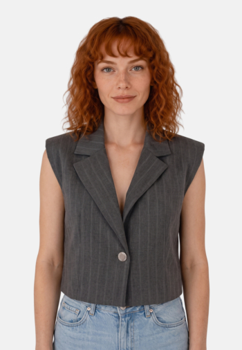 Gilets sans manche morgan 262-crik.f gris souris