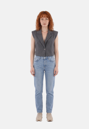 Gilets sans manche morgan 262-crik.f gris souris