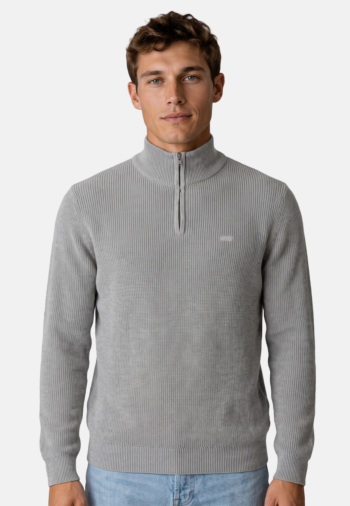 Pull hiver levi's® hm quarter zip 0002 mid tone grey hea