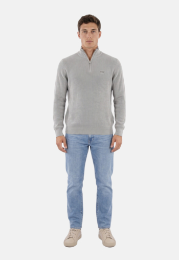 Pull hiver levi's® hm quarter zip 0002 mid tone grey hea