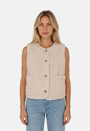 Gilets sans manche levi's® rema sherpa 0000  white swan sherpa