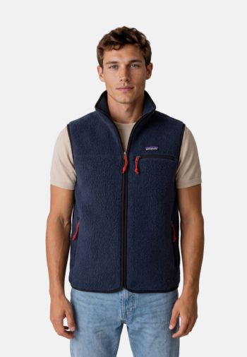 Gilets ss manche patagonia retro pile nena new navy