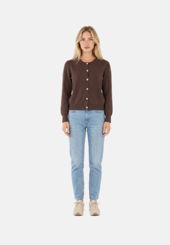 Gilets cardigans morgan 262-mknot choco