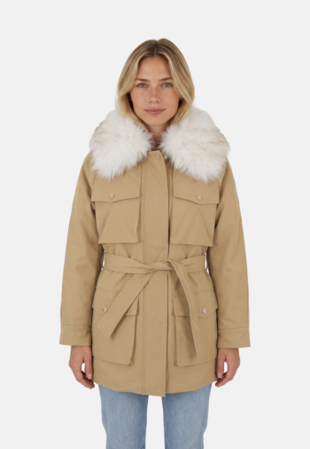 Blousons et vestes morgan 262-gitola beige