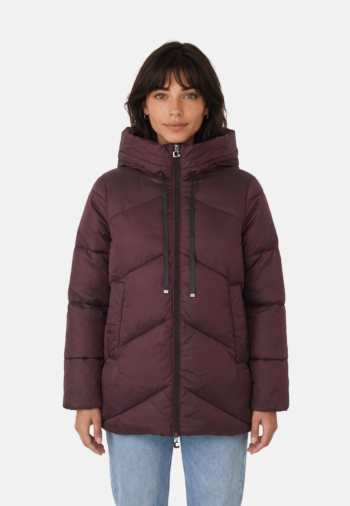 Doudounes Le Temps Des Cerises kilia 4017 burgundy