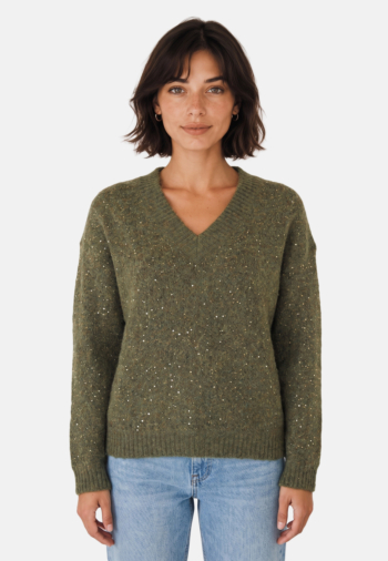Pull hiver Le Temps Des Cerises miry 9676 moss