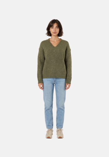 Pull hiver Le Temps Des Cerises miry 9676 moss
