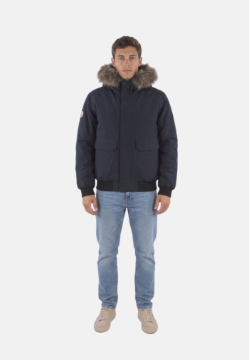 Blousons et vestes superdry faux fur everest bomber 98t eclipse navy