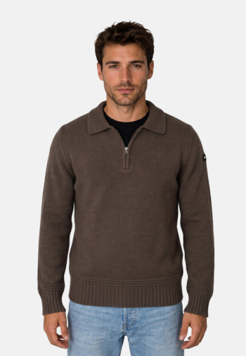 Pull hiver schott pldillon2 dark kaki