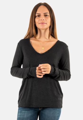 Tee shirt manches longues freeman t. porter torina icon ry64 12 black