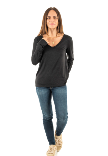 Tee shirt manches longues freeman t. porter torina icon ry64 12 black