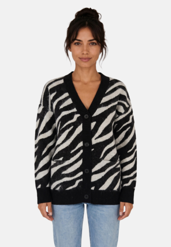 Gilets cardigans freeman t. porter geril pes68 10/12 white & black