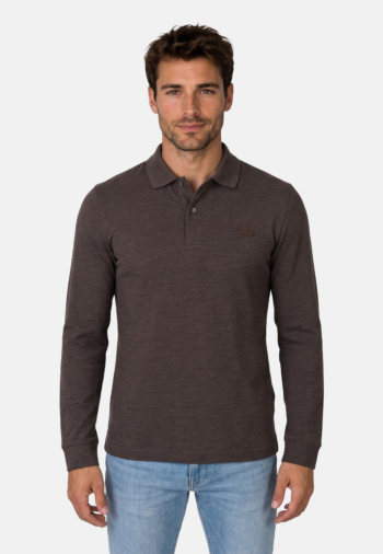 Polos manches longues lacoste dh0215 rv2 mammouth chine