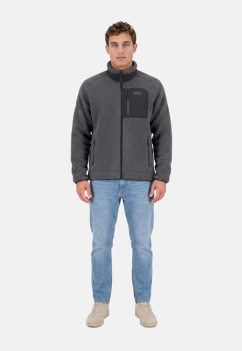 Blousons et vestes helly hansen panorama pile block 831 thunder grey