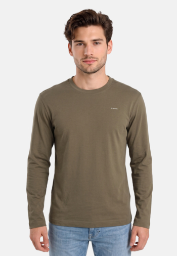 Tee shirt manches longues g star raw ventura h685 dark khaki